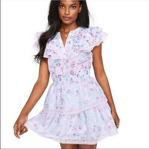 LoveShackFancy Dresses & Skirts - LoveShackFancy x Target Lavender Floral Mini Dress